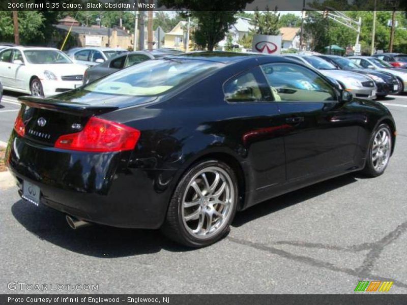 Black Obsidian / Wheat 2006 Infiniti G 35 Coupe