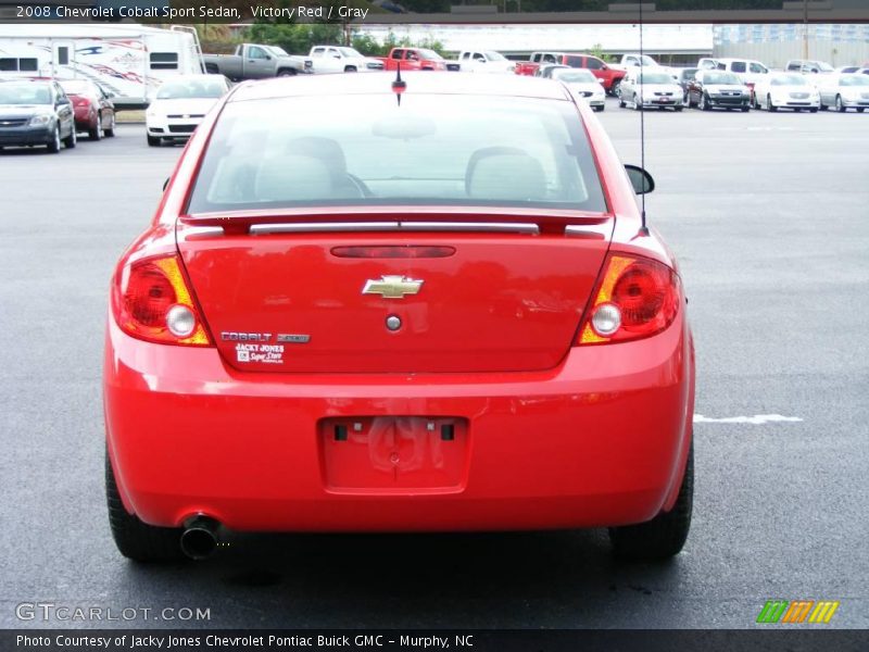 Victory Red / Gray 2008 Chevrolet Cobalt Sport Sedan