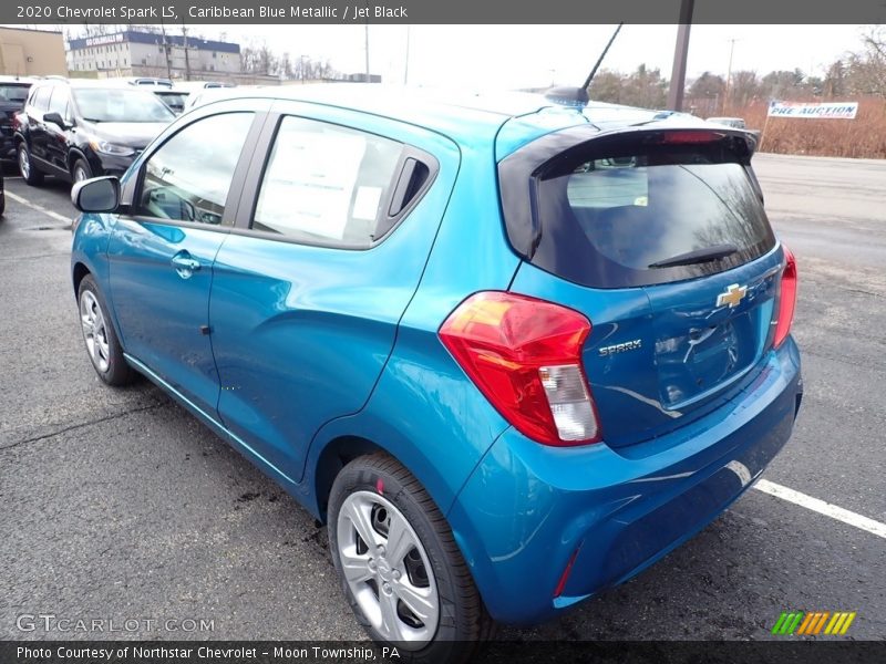 Caribbean Blue Metallic / Jet Black 2020 Chevrolet Spark LS