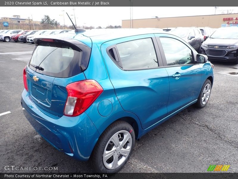 Caribbean Blue Metallic / Jet Black 2020 Chevrolet Spark LS