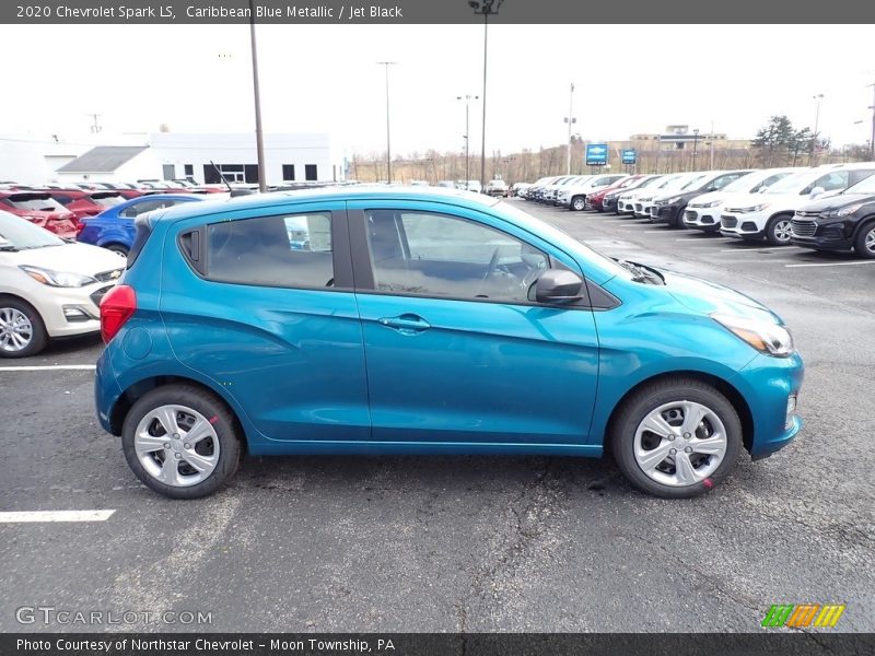 Caribbean Blue Metallic / Jet Black 2020 Chevrolet Spark LS