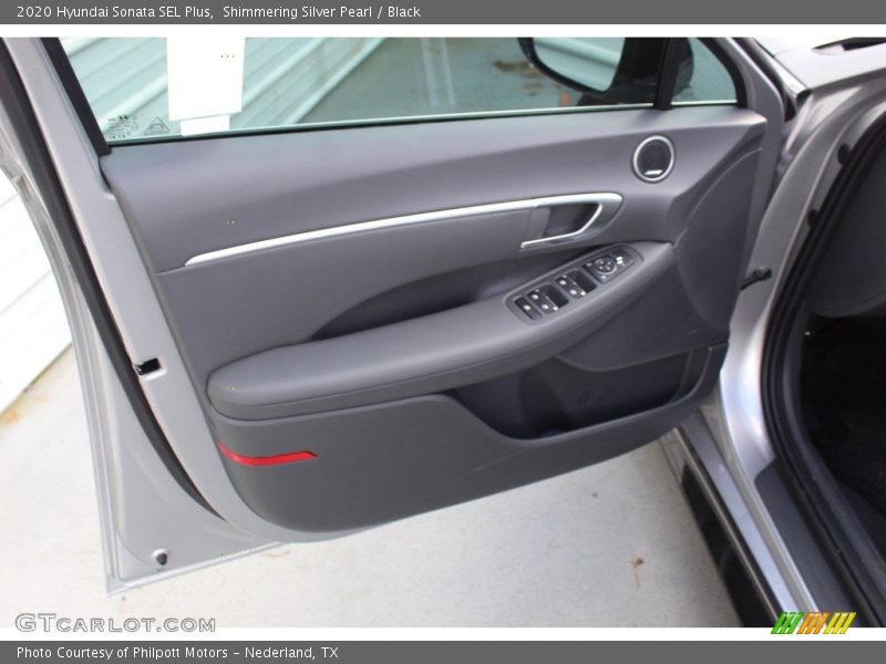 Shimmering Silver Pearl / Black 2020 Hyundai Sonata SEL Plus