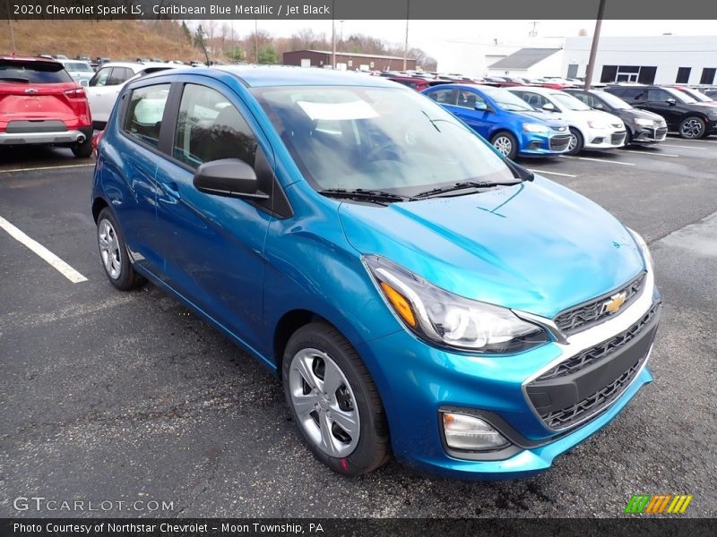 Caribbean Blue Metallic / Jet Black 2020 Chevrolet Spark LS