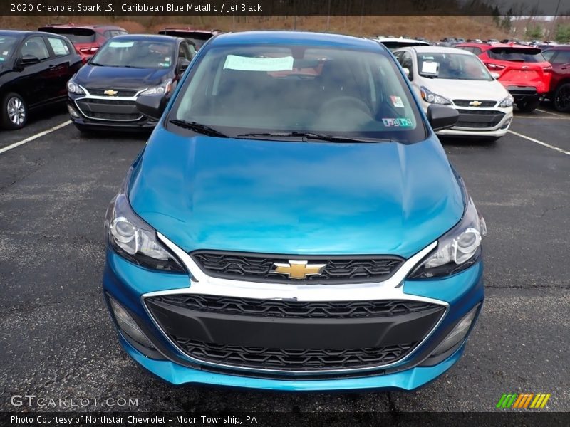 Caribbean Blue Metallic / Jet Black 2020 Chevrolet Spark LS