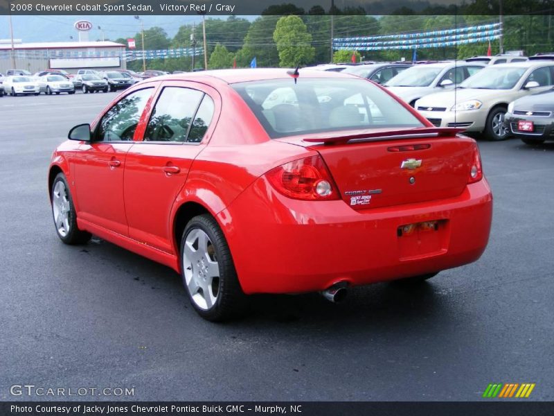 Victory Red / Gray 2008 Chevrolet Cobalt Sport Sedan