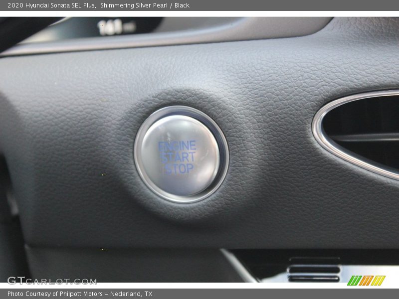 Shimmering Silver Pearl / Black 2020 Hyundai Sonata SEL Plus