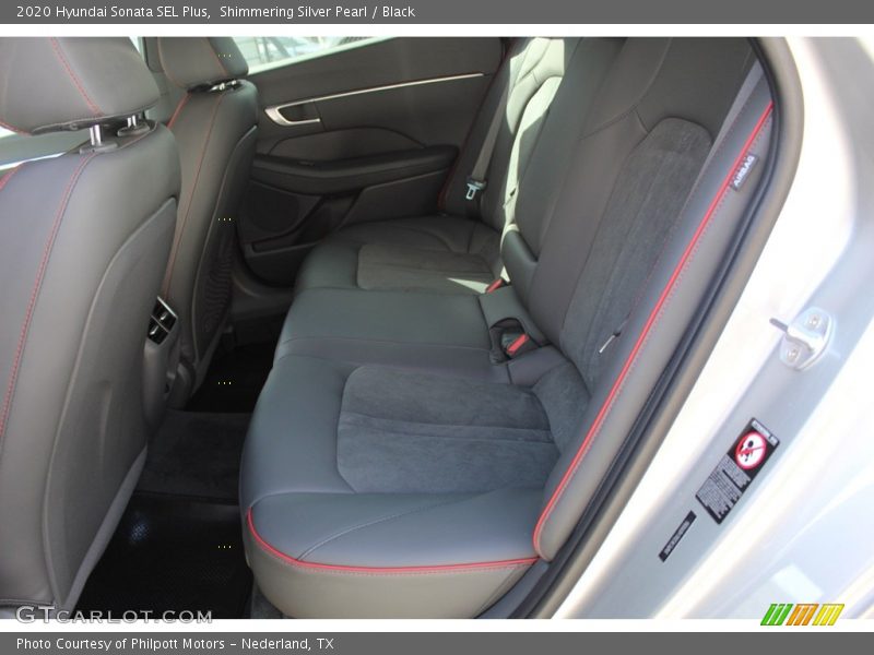 Shimmering Silver Pearl / Black 2020 Hyundai Sonata SEL Plus