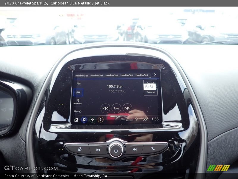 Caribbean Blue Metallic / Jet Black 2020 Chevrolet Spark LS