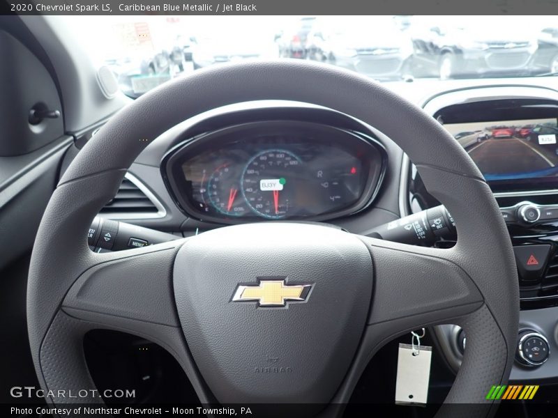 Caribbean Blue Metallic / Jet Black 2020 Chevrolet Spark LS