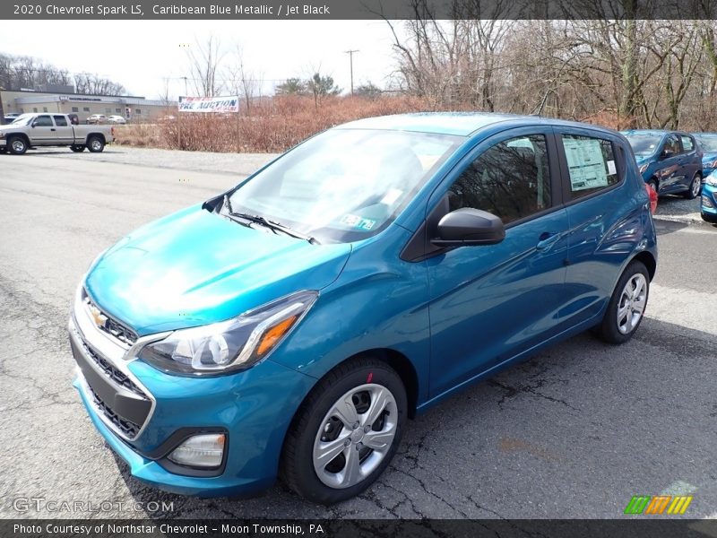 Caribbean Blue Metallic / Jet Black 2020 Chevrolet Spark LS
