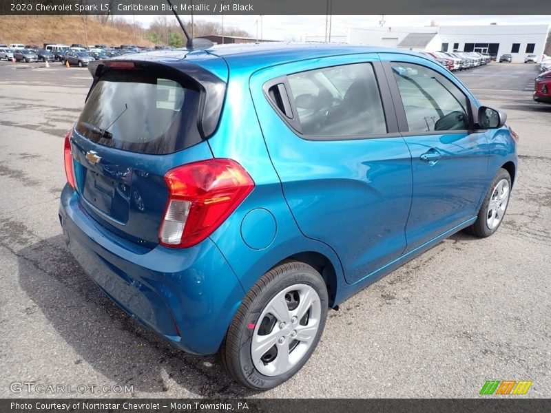 Caribbean Blue Metallic / Jet Black 2020 Chevrolet Spark LS