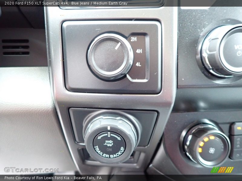 Blue Jeans / Medium Earth Gray 2020 Ford F150 XLT SuperCab 4x4