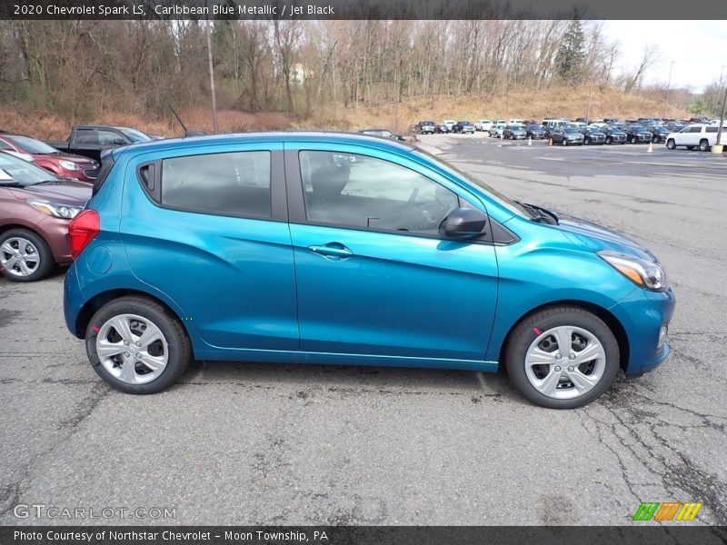 Caribbean Blue Metallic / Jet Black 2020 Chevrolet Spark LS