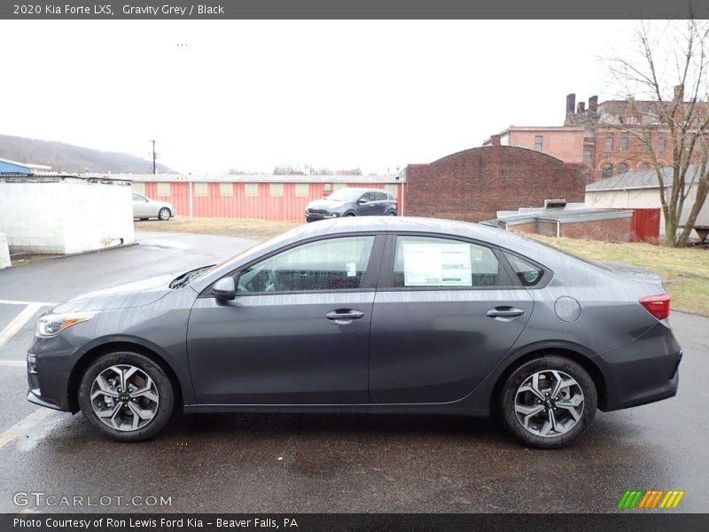 Gravity Grey / Black 2020 Kia Forte LXS