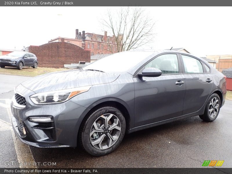 Gravity Grey / Black 2020 Kia Forte LXS