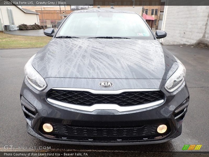 Gravity Grey / Black 2020 Kia Forte LXS