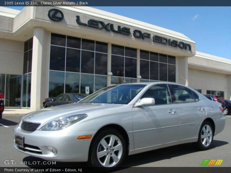 Classic Silver Metallic / Black 2005 Lexus ES 330