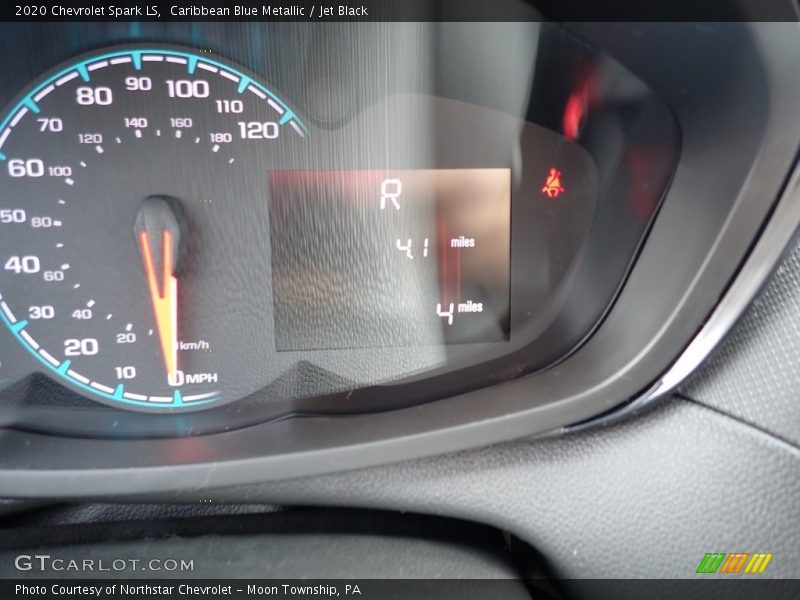 Caribbean Blue Metallic / Jet Black 2020 Chevrolet Spark LS