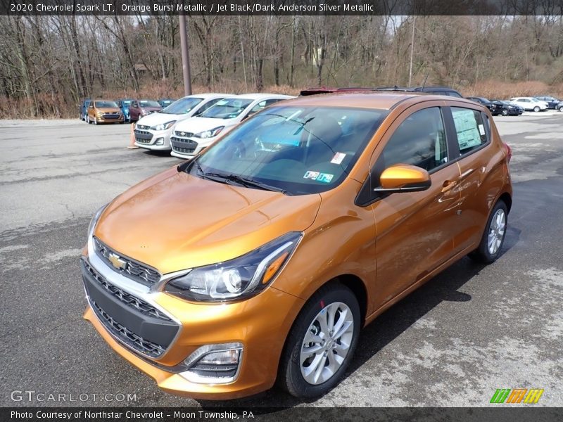 Orange Burst Metallic / Jet Black/Dark Anderson Silver Metallic 2020 Chevrolet Spark LT