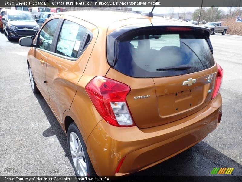 Orange Burst Metallic / Jet Black/Dark Anderson Silver Metallic 2020 Chevrolet Spark LT