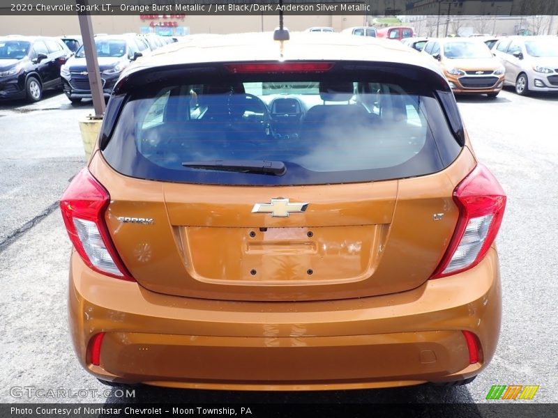 Orange Burst Metallic / Jet Black/Dark Anderson Silver Metallic 2020 Chevrolet Spark LT