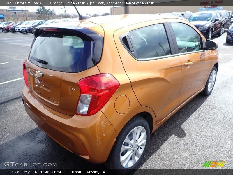 Orange Burst Metallic / Jet Black/Dark Anderson Silver Metallic 2020 Chevrolet Spark LT