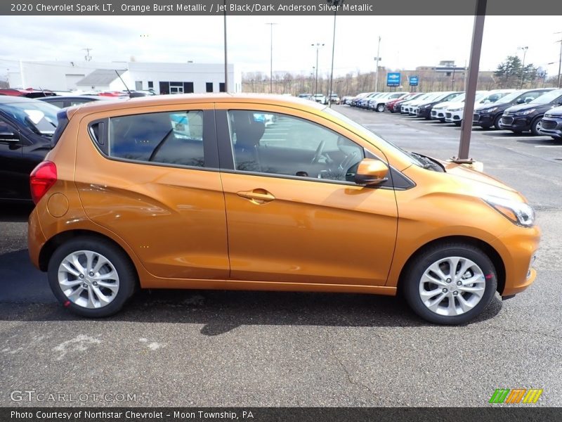 Orange Burst Metallic / Jet Black/Dark Anderson Silver Metallic 2020 Chevrolet Spark LT