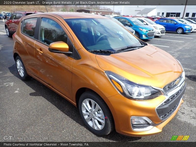 Orange Burst Metallic / Jet Black/Dark Anderson Silver Metallic 2020 Chevrolet Spark LT