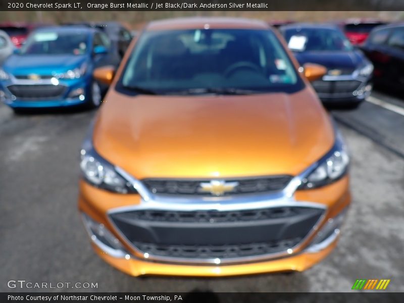 Orange Burst Metallic / Jet Black/Dark Anderson Silver Metallic 2020 Chevrolet Spark LT