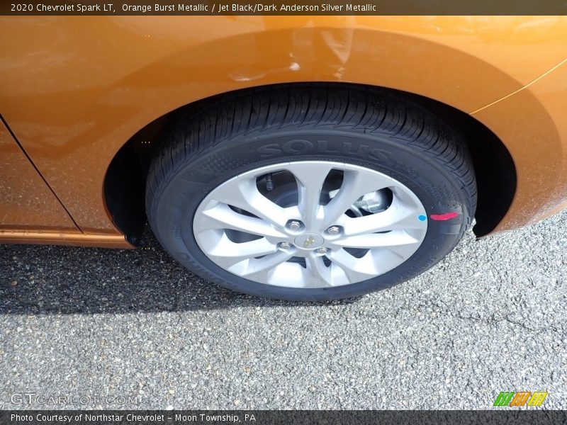 Orange Burst Metallic / Jet Black/Dark Anderson Silver Metallic 2020 Chevrolet Spark LT