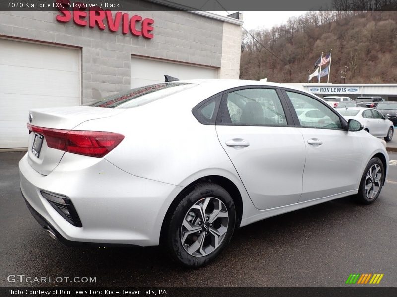 Silky Silver / Black 2020 Kia Forte LXS