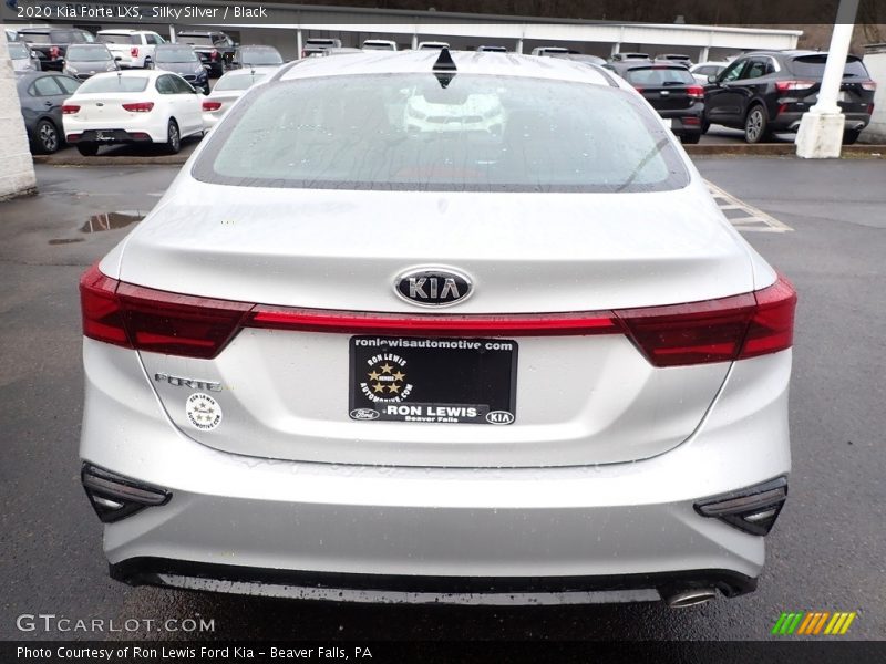 Silky Silver / Black 2020 Kia Forte LXS