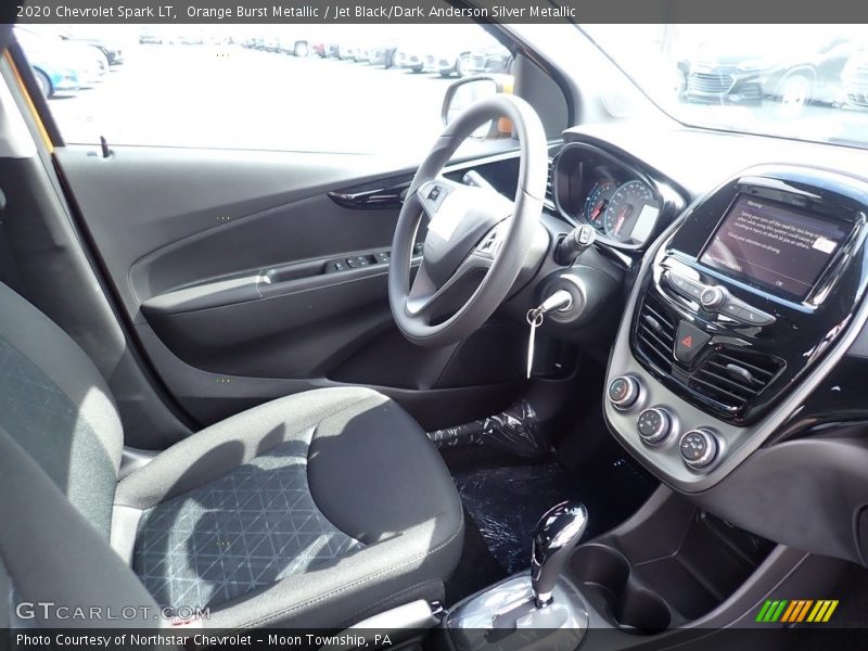 Orange Burst Metallic / Jet Black/Dark Anderson Silver Metallic 2020 Chevrolet Spark LT