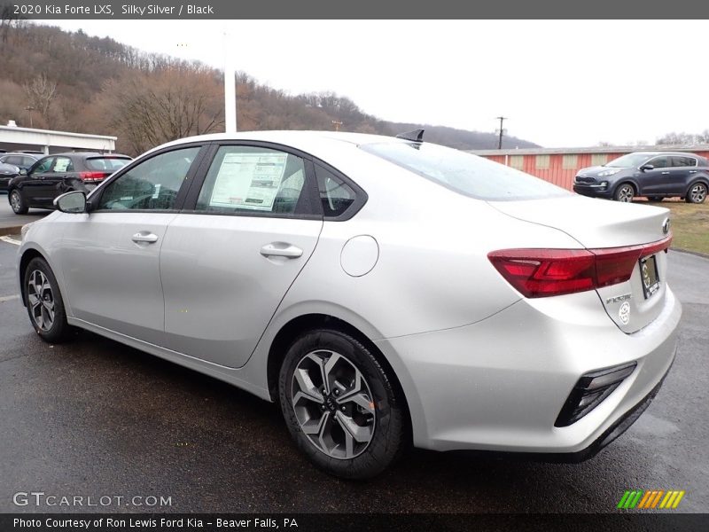 Silky Silver / Black 2020 Kia Forte LXS