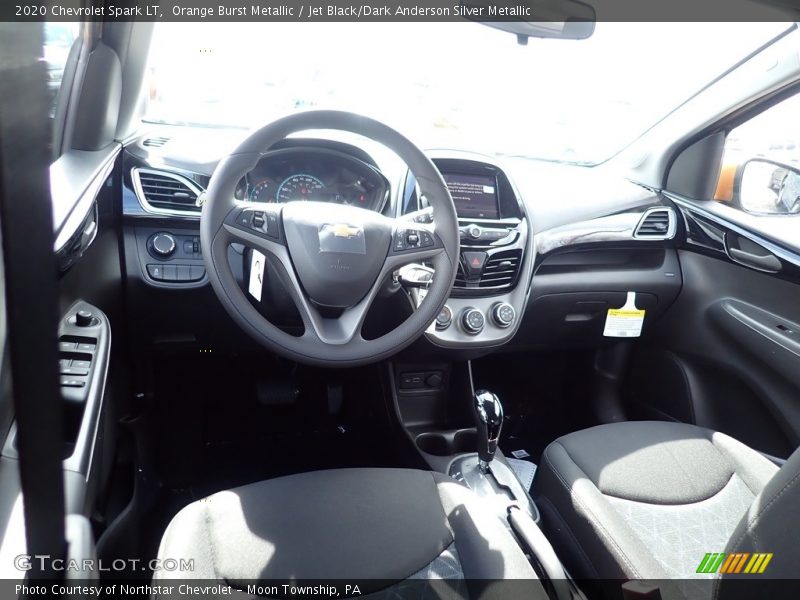Orange Burst Metallic / Jet Black/Dark Anderson Silver Metallic 2020 Chevrolet Spark LT
