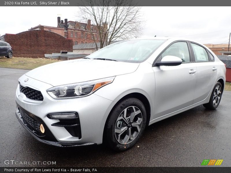 Silky Silver / Black 2020 Kia Forte LXS