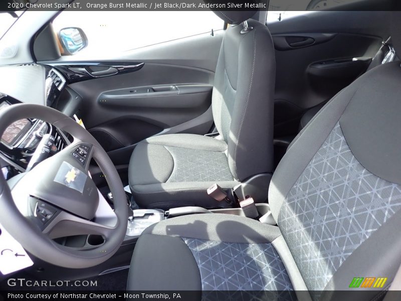 Orange Burst Metallic / Jet Black/Dark Anderson Silver Metallic 2020 Chevrolet Spark LT