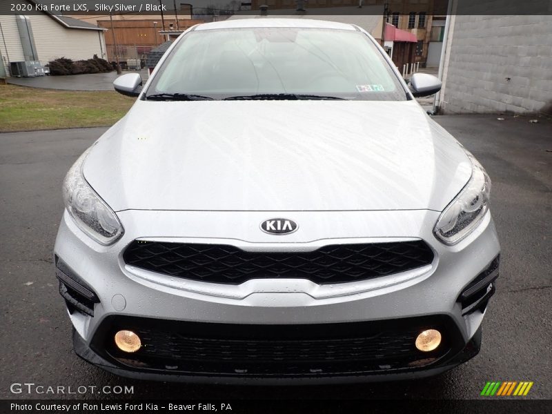 Silky Silver / Black 2020 Kia Forte LXS