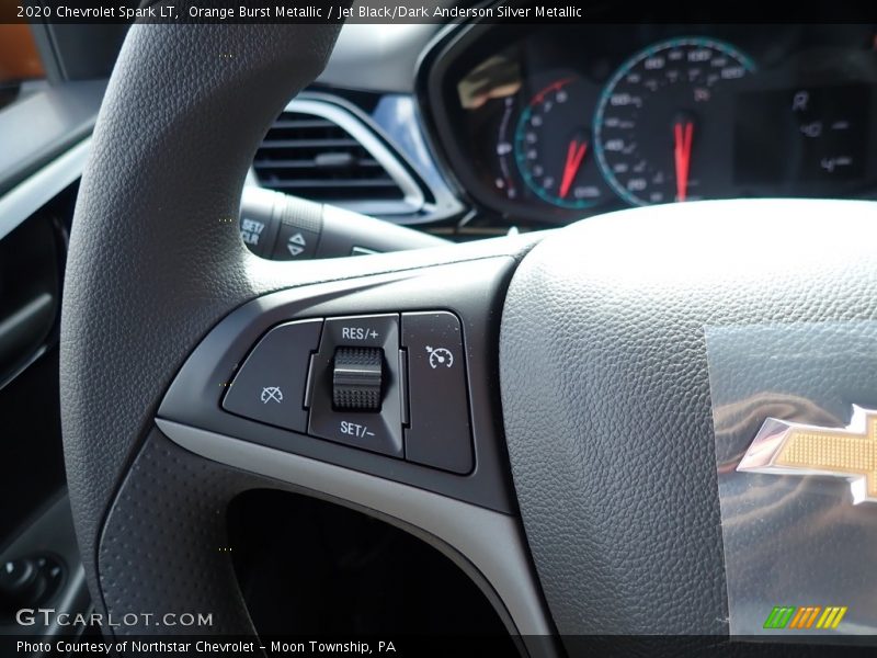 Orange Burst Metallic / Jet Black/Dark Anderson Silver Metallic 2020 Chevrolet Spark LT