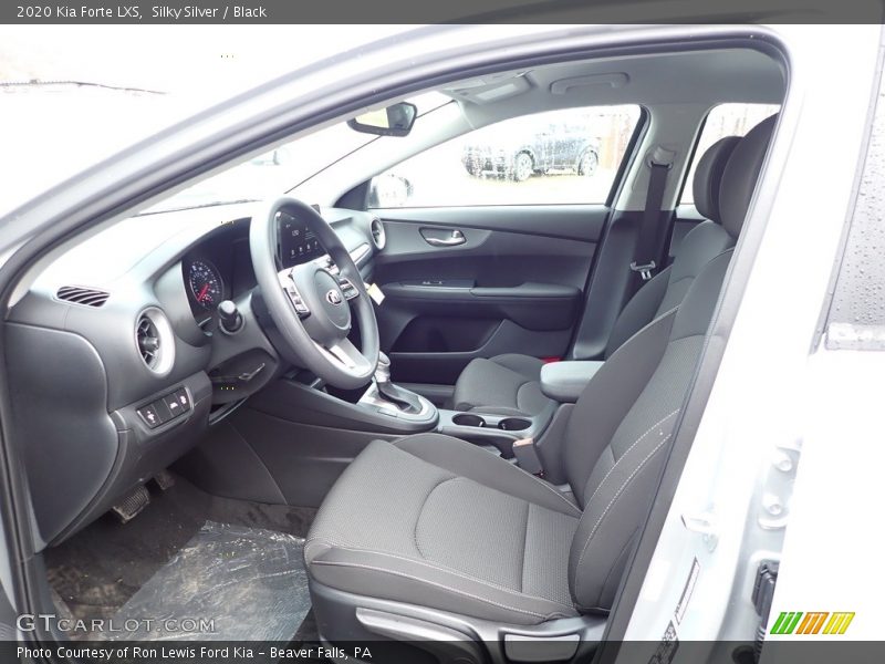 Silky Silver / Black 2020 Kia Forte LXS
