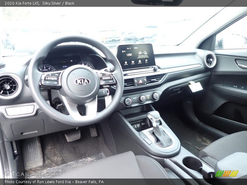 Silky Silver / Black 2020 Kia Forte LXS