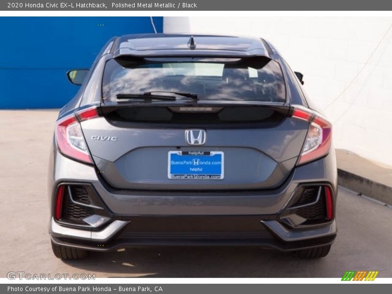 Polished Metal Metallic / Black 2020 Honda Civic EX-L Hatchback