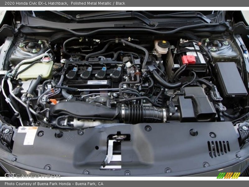 Polished Metal Metallic / Black 2020 Honda Civic EX-L Hatchback