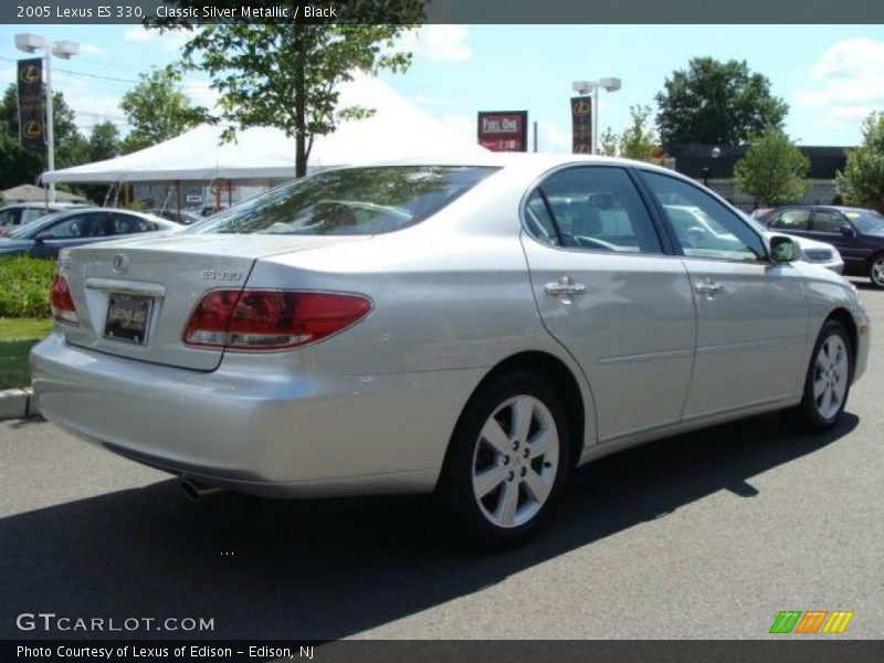 Classic Silver Metallic / Black 2005 Lexus ES 330