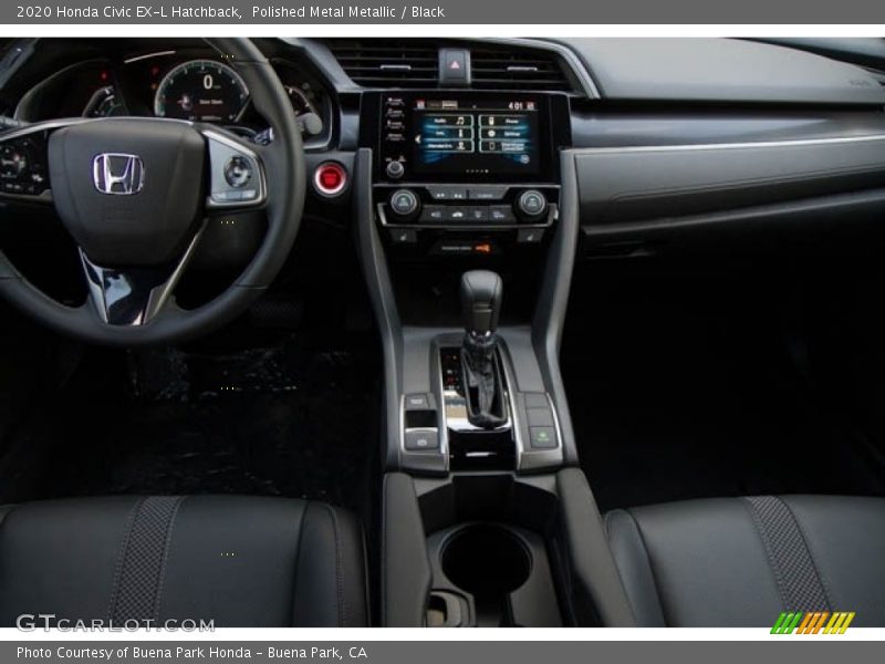 Dashboard of 2020 Civic EX-L Hatchback