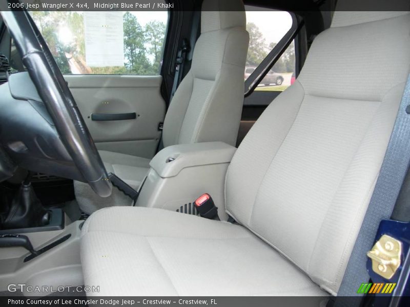 Midnight Blue Pearl / Khaki 2006 Jeep Wrangler X 4x4