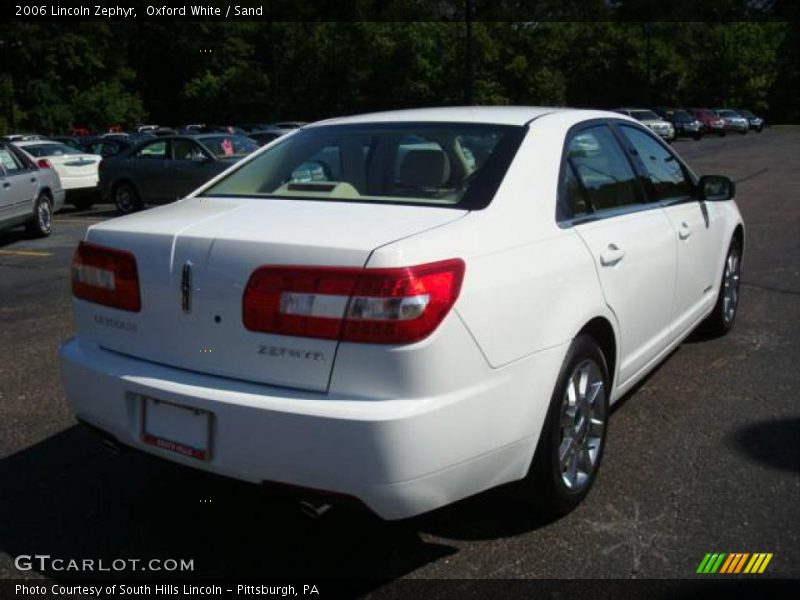 Oxford White / Sand 2006 Lincoln Zephyr