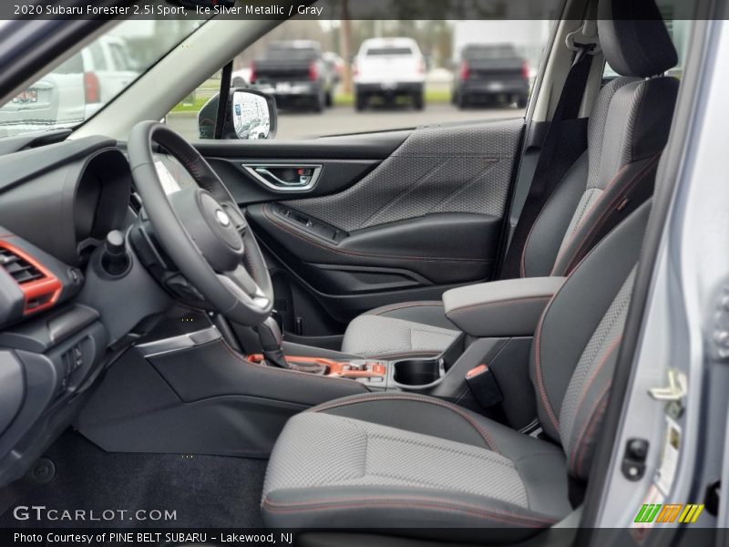 Front Seat of 2020 Forester 2.5i Sport