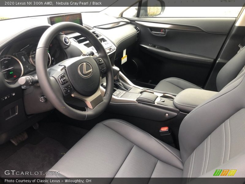 Nebula Gray Pearl / Black 2020 Lexus NX 300h AWD