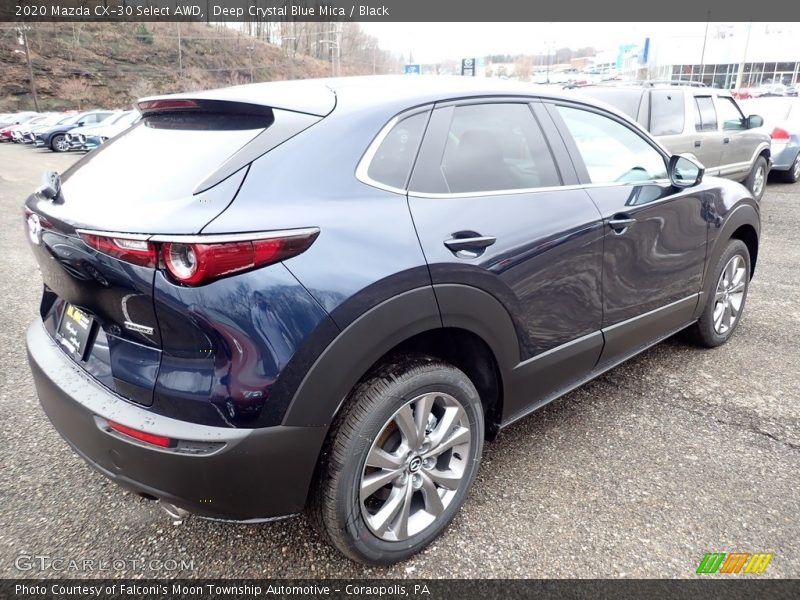 Deep Crystal Blue Mica / Black 2020 Mazda CX-30 Select AWD